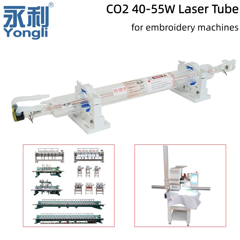 Embroidery Youtube - หลอดเลเซอร์ CO2 Bluetimes 40-48W หลอดแก้วเลเซอร์ CO2