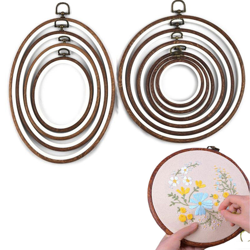 ชุดวงแหวนปักผ้าพลาสติก 10 ชิ้น - Embroidery Hoop Stand บทวิจารณ์และราคา