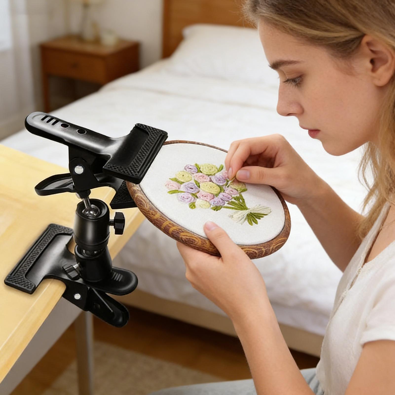 ขาตั้งงานปักผ้าแบบปรับระดับได้ - Embroidery Hoop Stand บทวิจารณ์และราคา