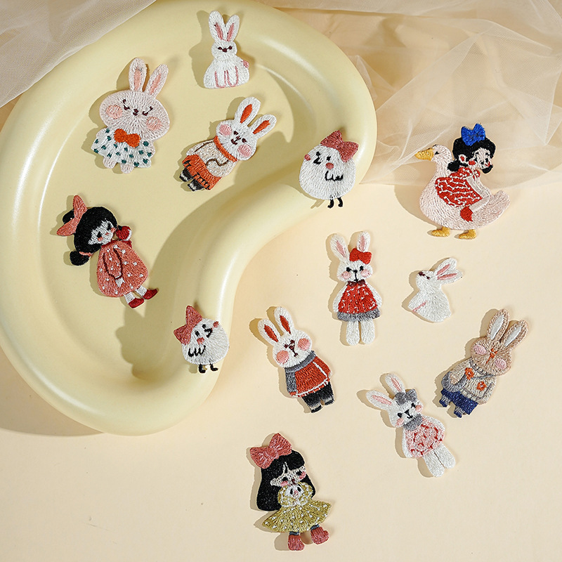 แพทช์ปักลายการ์ตูนสัตว์น่ารักส - Embroidery On Shirt บทวิจารณ์และราคา