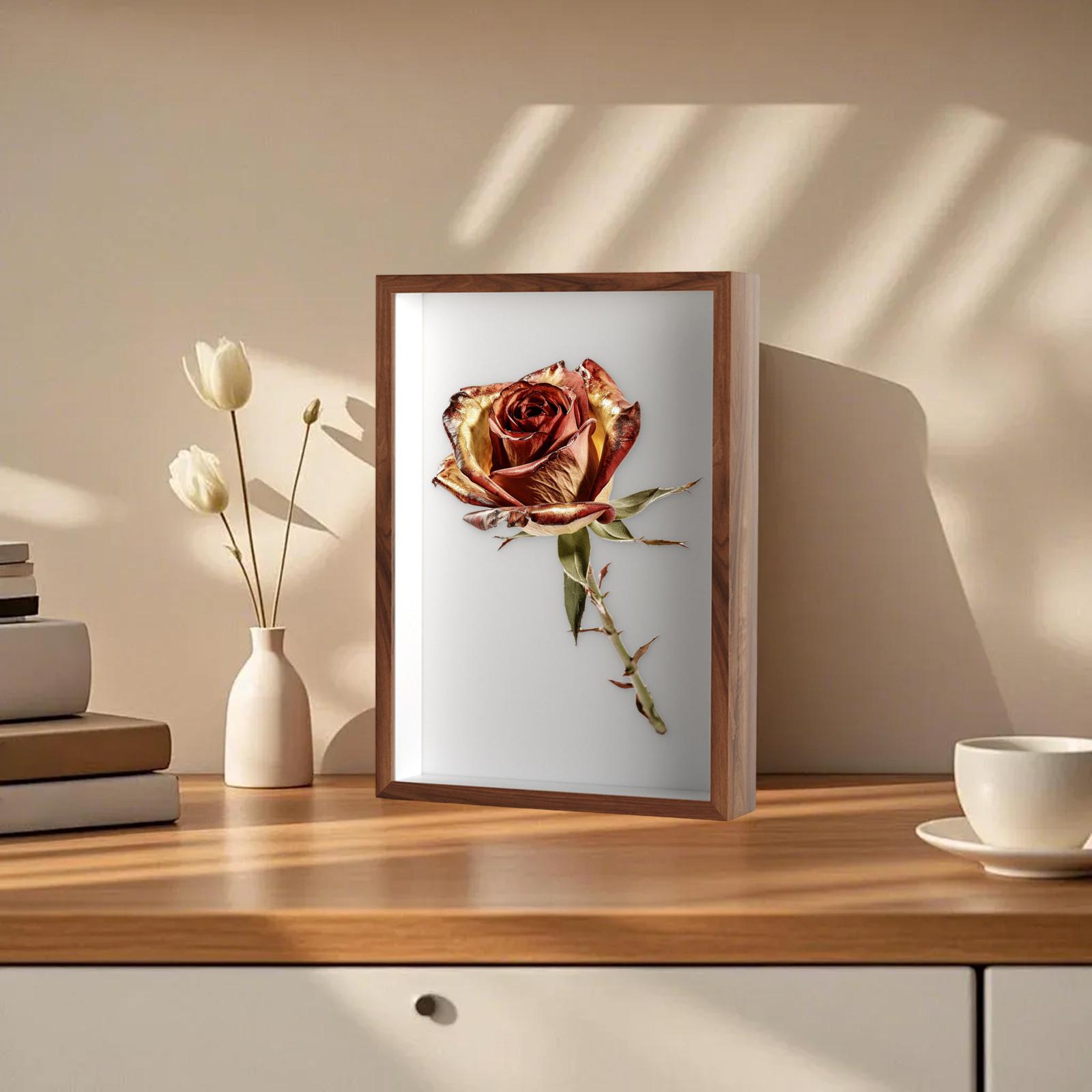 กล่องไม้โชว์ภาพแบบลึกสำหรับเก็ - Frame Display Wood บทวิจารณ์และราคา
