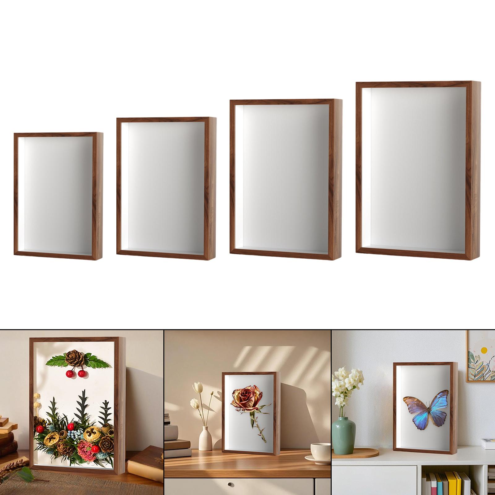 กล่องไม้โชว์ภาพแบบลึกสำหรับเก็ - Frame Display Wood บทวิจารณ์และราคา