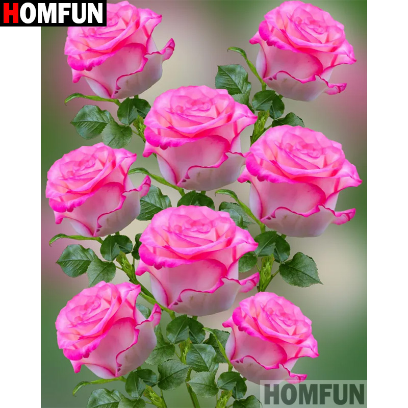 HOMFUN เย็บปักถักร้อยเพชร 