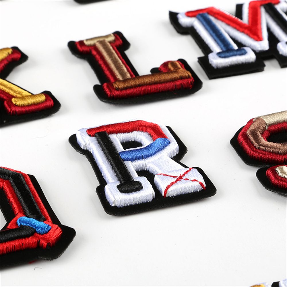 แผ่นป้ายปักอักษร A-Z 26ชิ้นแผ่ - Embroidery On Shirt บทวิจารณ์และราคา