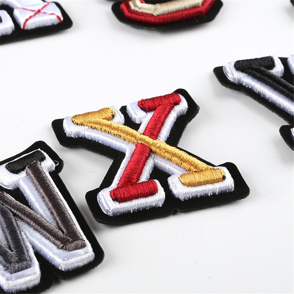 แผ่นป้ายปักอักษร A-Z 26ชิ้นแผ่ - Embroidery On Shirt บทวิจารณ์และราคา