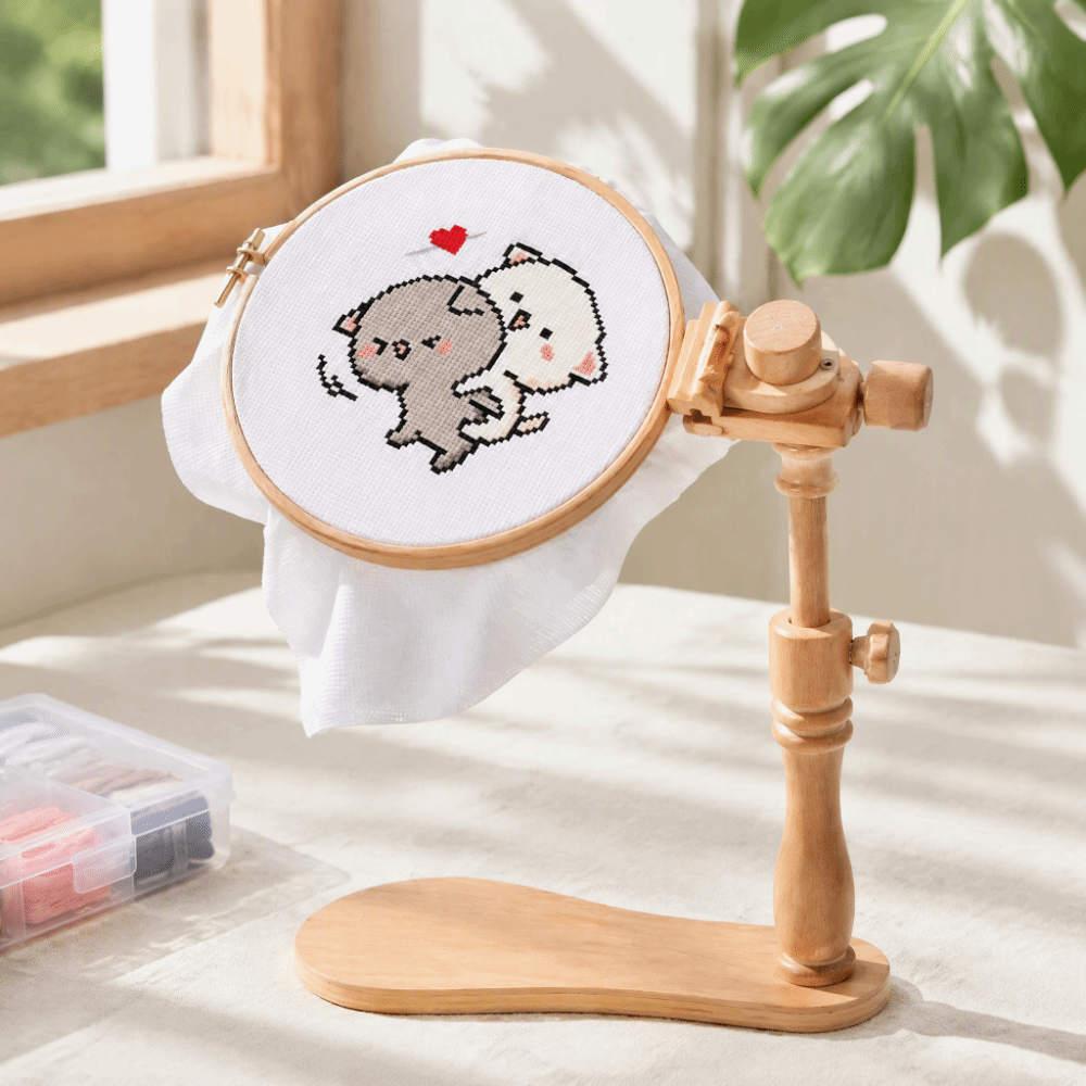 ขาตั้งห่วงปักผ้าปรับระดับความส - Embroidery Hoop Stand บทวิจารณ์และราคา