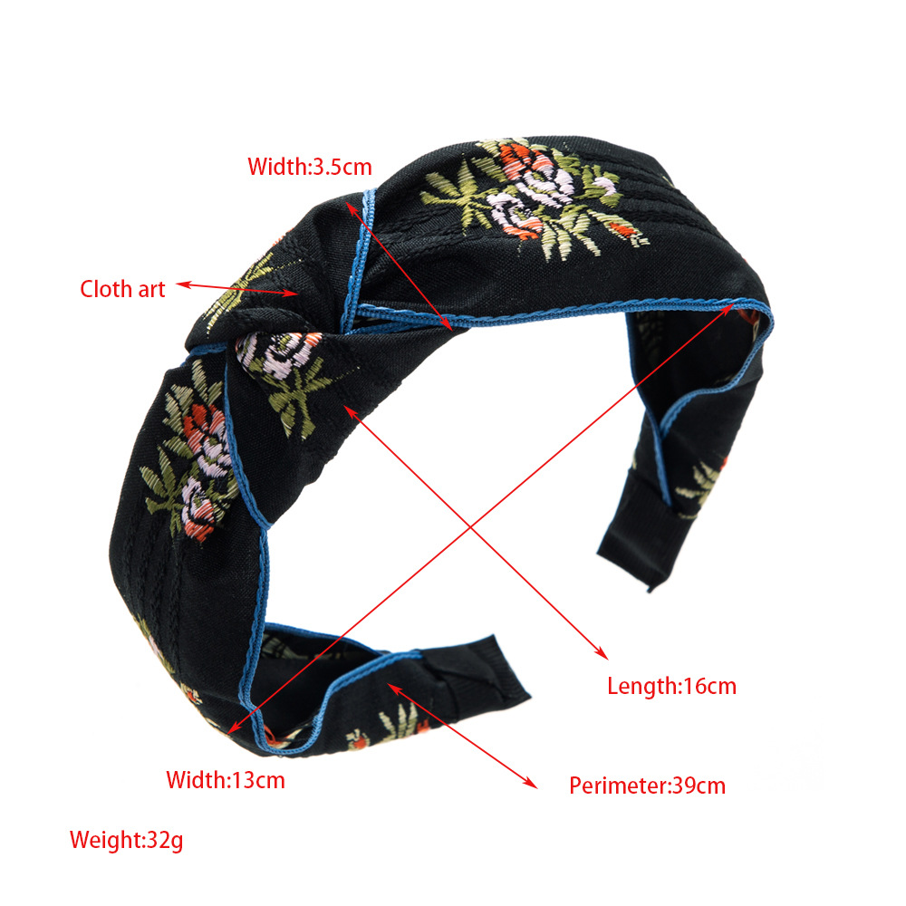 ที่คาดผมสไตล์เรโทรใหม่สุดฮิตสำ - Embroidery Knot บทวิจารณ์และราคา