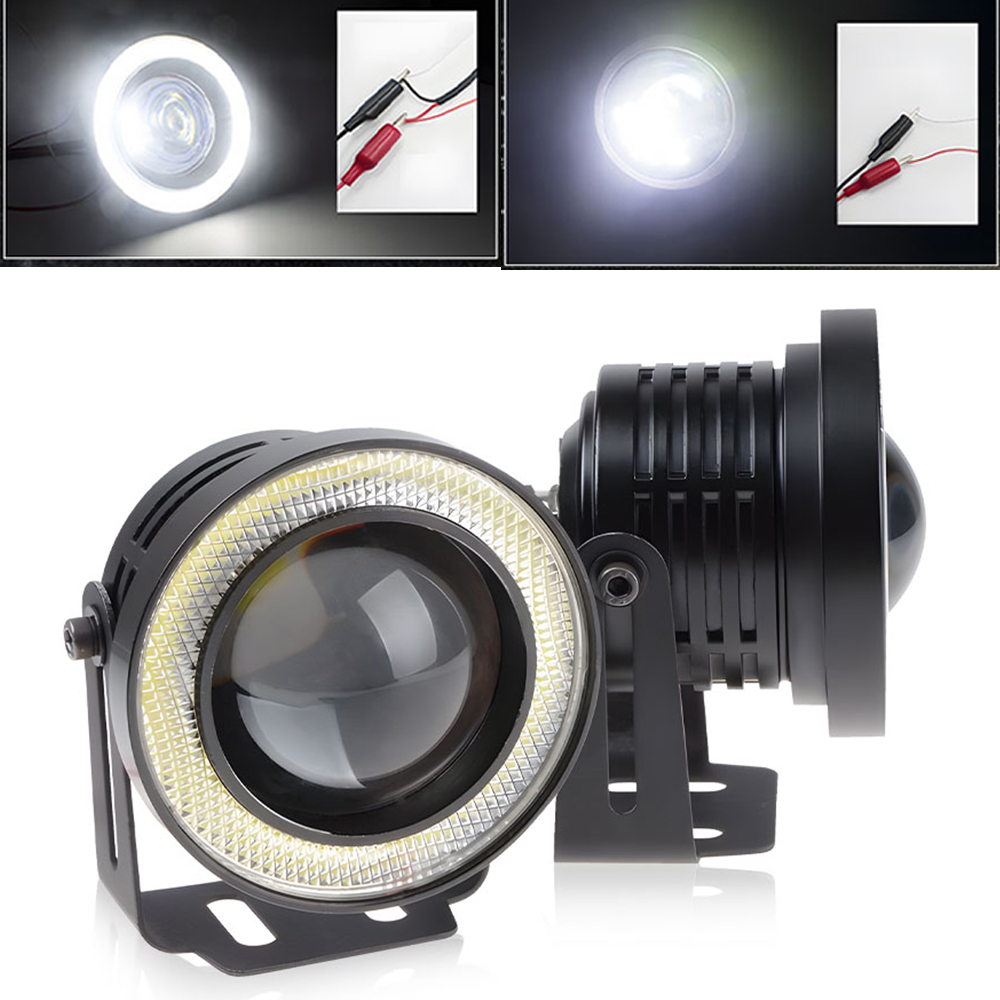 ไฟตัดหมอก LED สำหรับรถยนต์12V  - Embroidery Effect บทวิจารณ์และราคา