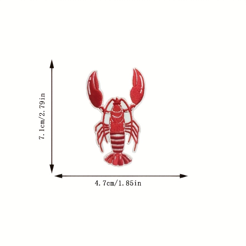 แผ่นปะลายกุ้งลอบสเตอร์, แผ่นปะ - Embroidery On Shirt บทวิจารณ์และราคา
