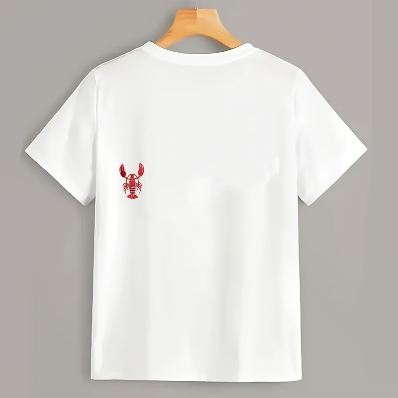 แผ่นปะลายกุ้งลอบสเตอร์, แผ่นปะ - Embroidery On Shirt บทวิจารณ์และราคา