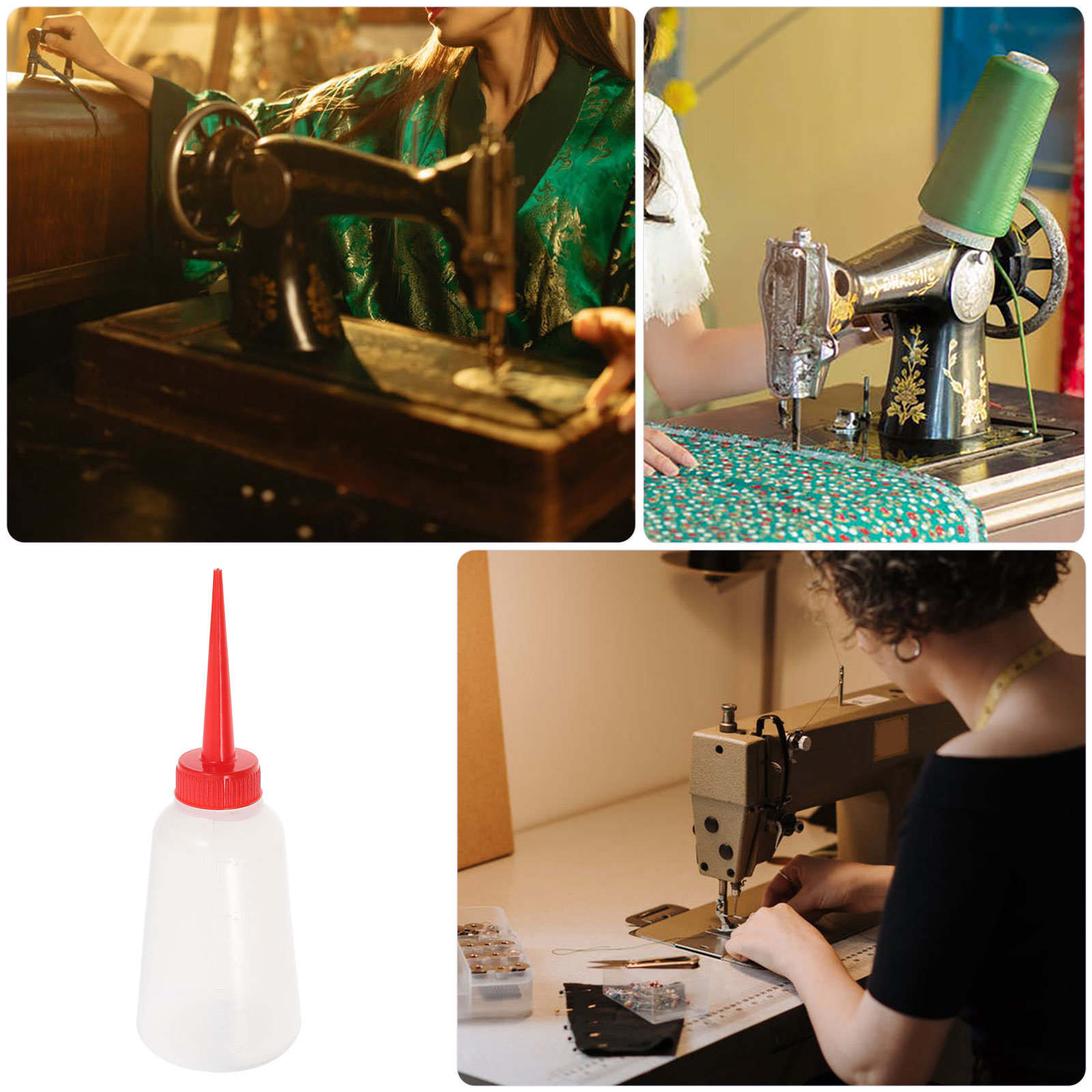 5 ชิ้น ขวดจ่ายน้ำมันจักรเย็บผ้ - Embroidery Machines บทวิจารณ์และราคา