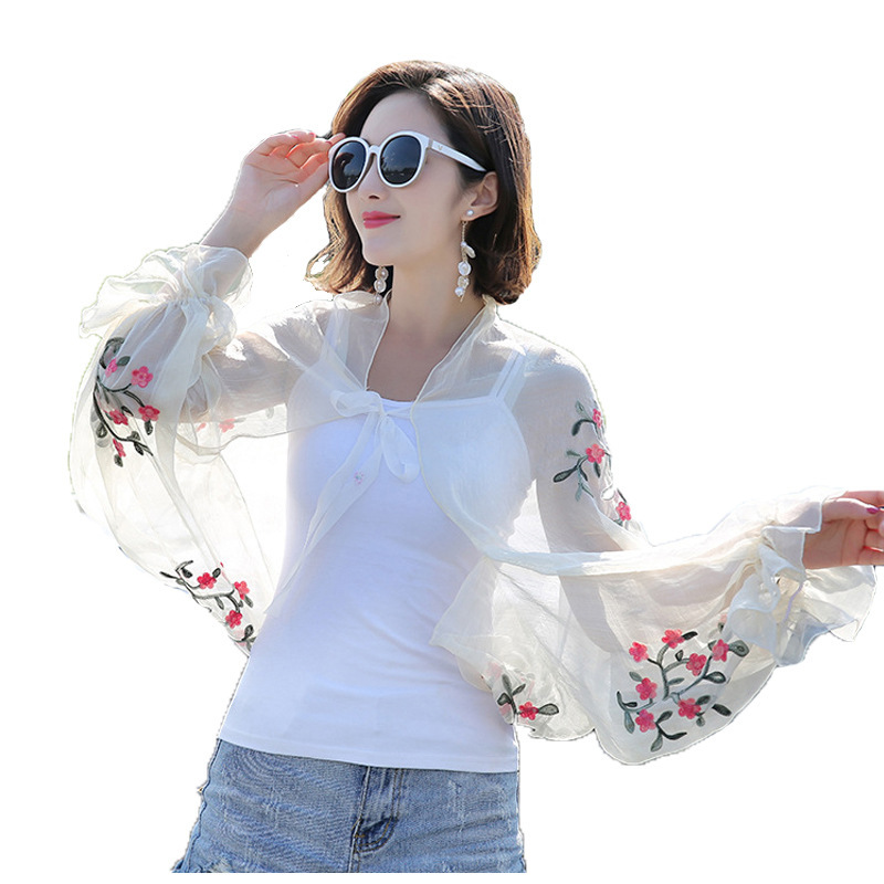 2025 ฤดูร้อนใหม่ผู้หญิงยาวสบาย - Embroidery On Shirt บทวิจารณ์และราคา