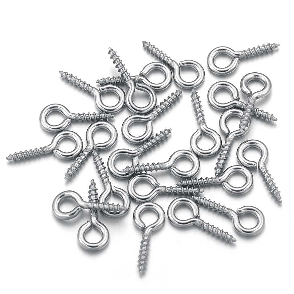 100 ชิ้น/ล็อตสแตนเลสมินิสกรู P - Embroidery Knot บทวิจารณ์และราคา