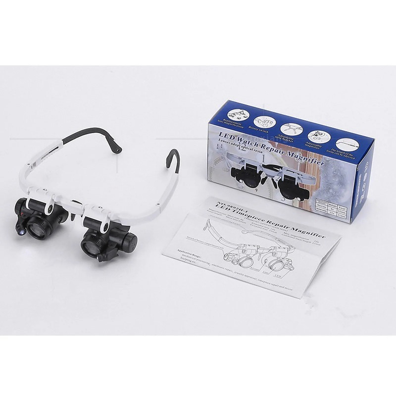 แว่นขยายแบบคาดศีรษะ LED แบบแฮน - Embroidery Viewer บทวิจารณ์และราคา