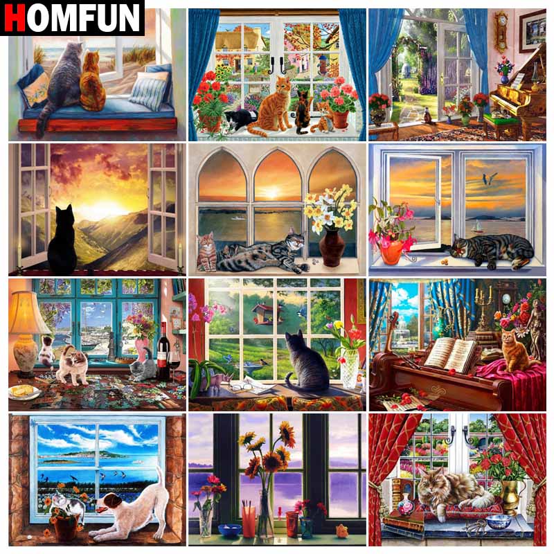 HOMFUN Full ปักเพชร 