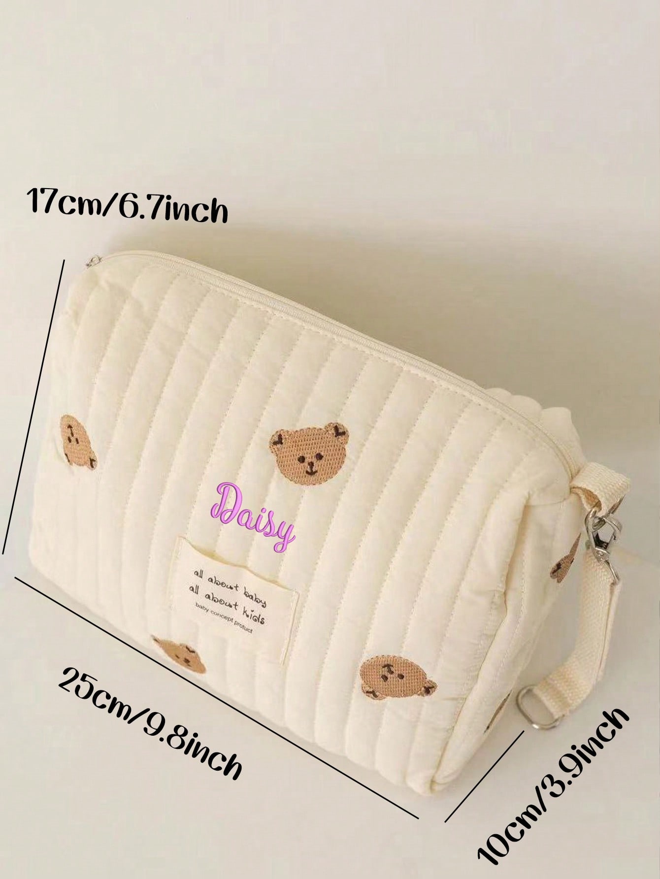 กระเป๋าผ้าอ้อมเด็กปักชื่อตามสั - Embroidery Quilting บทวิจารณ์และราคา