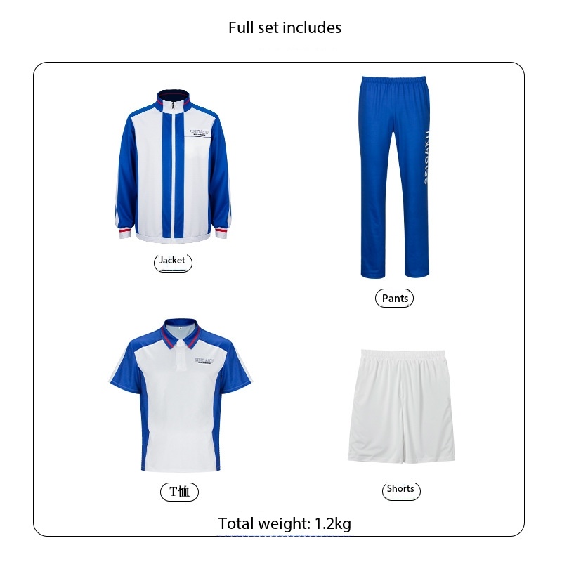 อะนิเมะเทนนิสรอยมะ เอชิเซ็น เท - Embroidery Jersey บทวิจารณ์และราคา